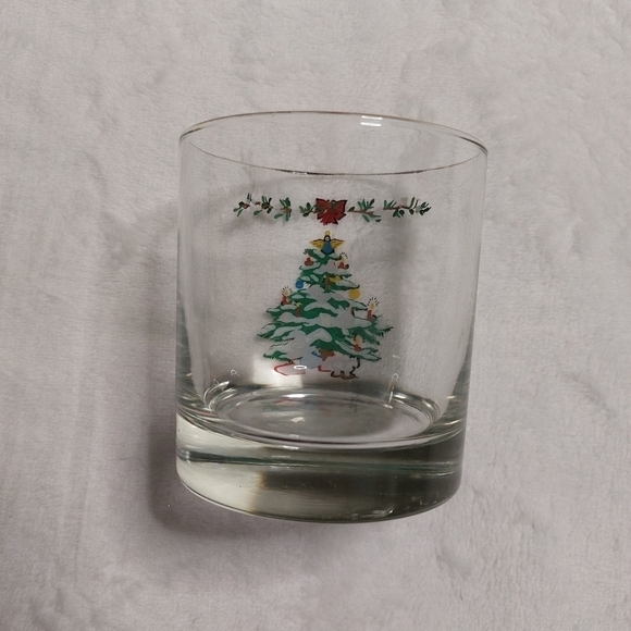 Montgomery Ward Holiday Collection Vintage (1979) Christmas Tree High Ball Glass - Picture 3 of 10